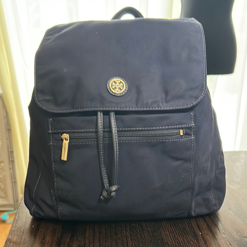 Tory Burch Blue Backpack